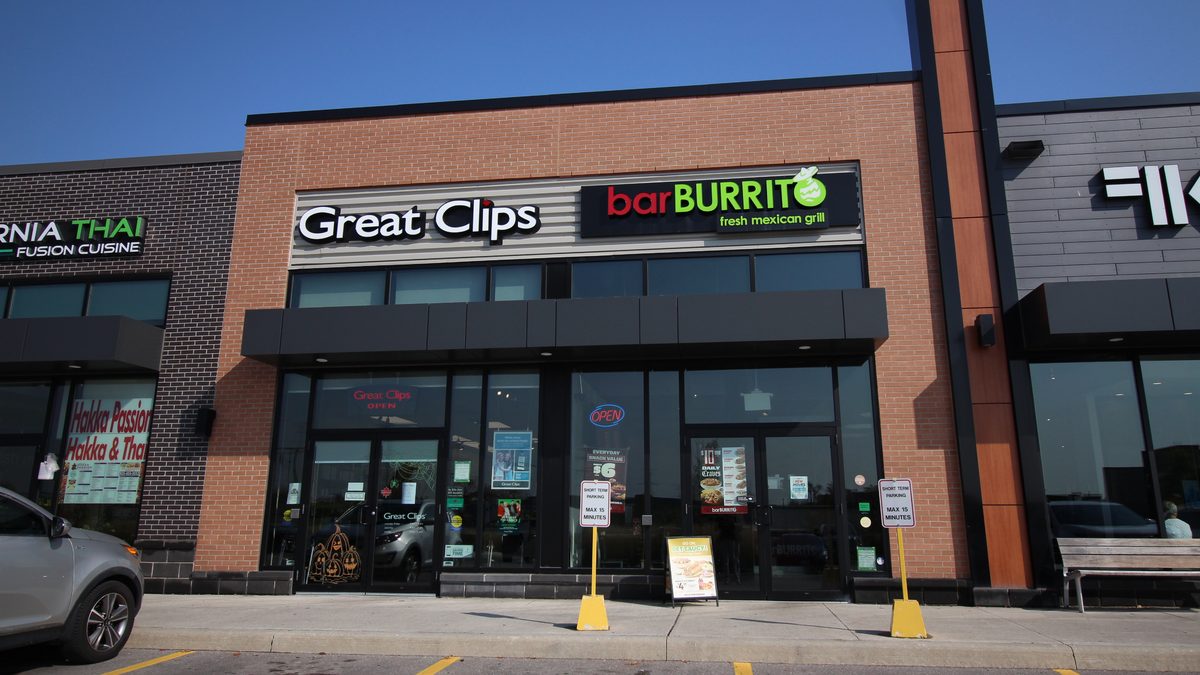 barBURRITO franchise storefront at 2630 Simcoe Street N, Oshawa - business for sale